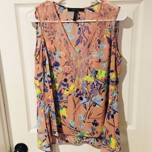 BCBG bright color pop top. Worn once!